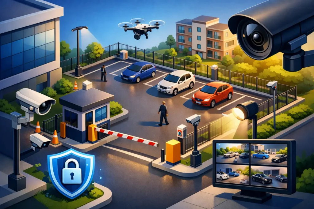 How to Secure Parking Lots for Safer Properties